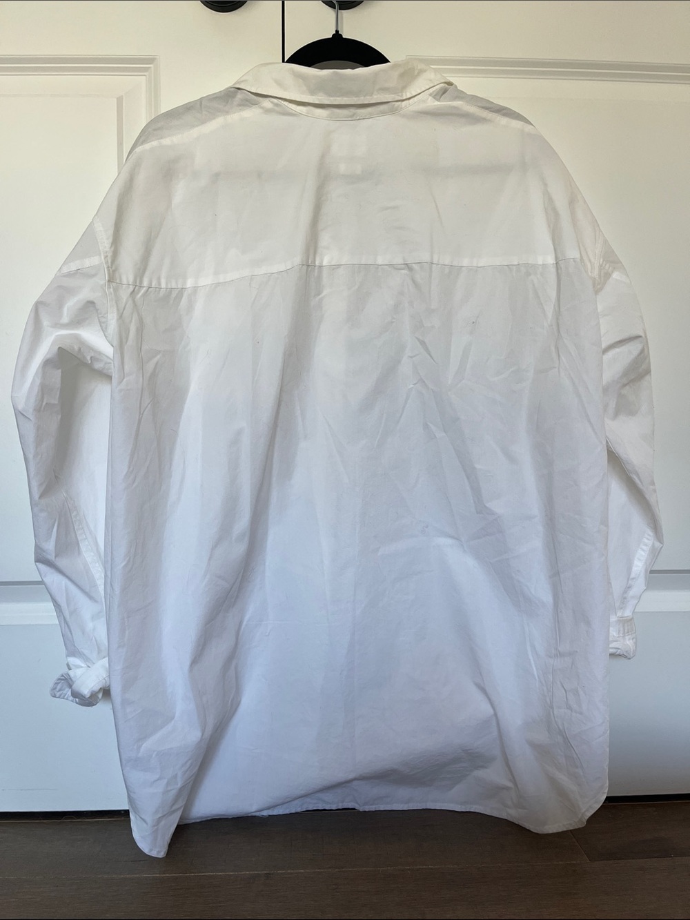 Aritzia White Button-Down Cotton Shirt - Picture 5 of 8